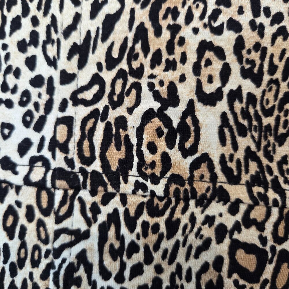 Chico's Leopard Print Blazer Size 2 / L / 14 - NWOT - Picture 6 of 8